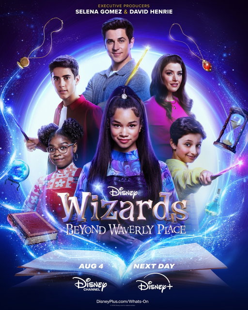 Just like magic 💜  The Wizards Beyond Waverly place 4-Part Finale Event arrives August 4 on Disney Channel, next day on Disney+.