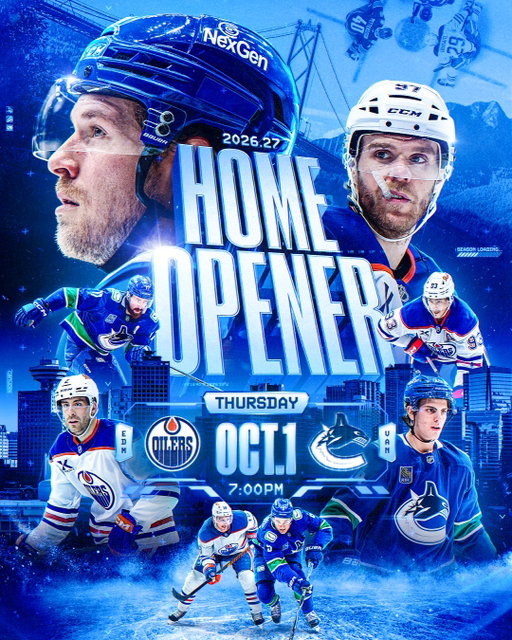 START THE COUNTDOWN!

Your #Canucks will be back at @Rogersarena for their home opener on Oct 1!

Sign up to get first access to tickets, promotions, and more! | LINK IN STORY 🔗