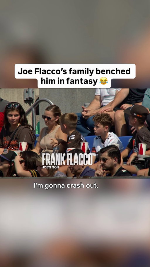 “If Dad goes off, I’m gonna crash out.” 😂

Joe Flacco’s son & wife had him on the bench in fantasy football 😭

Quarterback Season 3 is now playing.