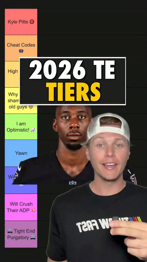 My fantasy football TE tiers, NOT rankings

#fantasyfootball #football #nfl #fantasyfootballdraft #nflfantasy