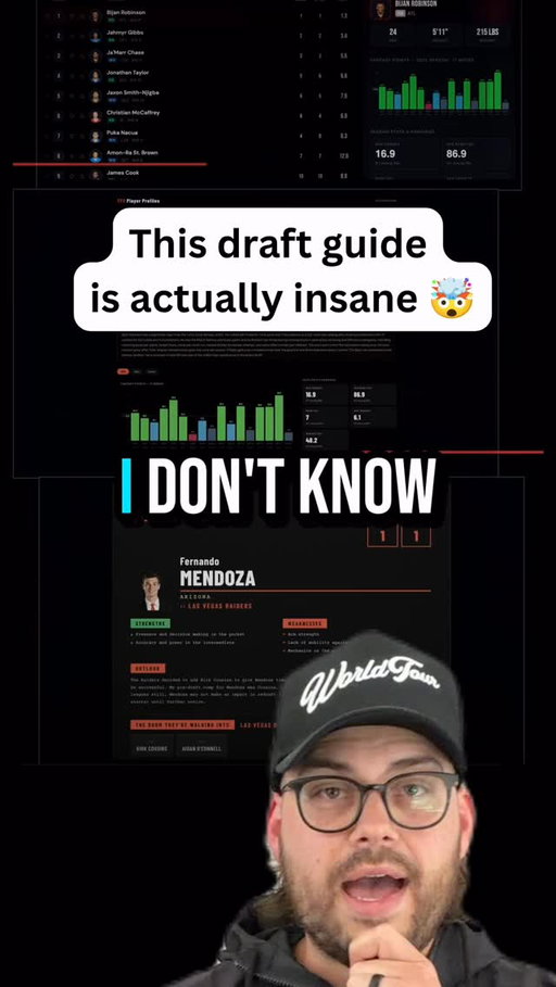 OH! We also update it throughout the offseason and you get it all for 24.99. NO BRAINER! 🧠

👉 tfhdraftguide.com is the link