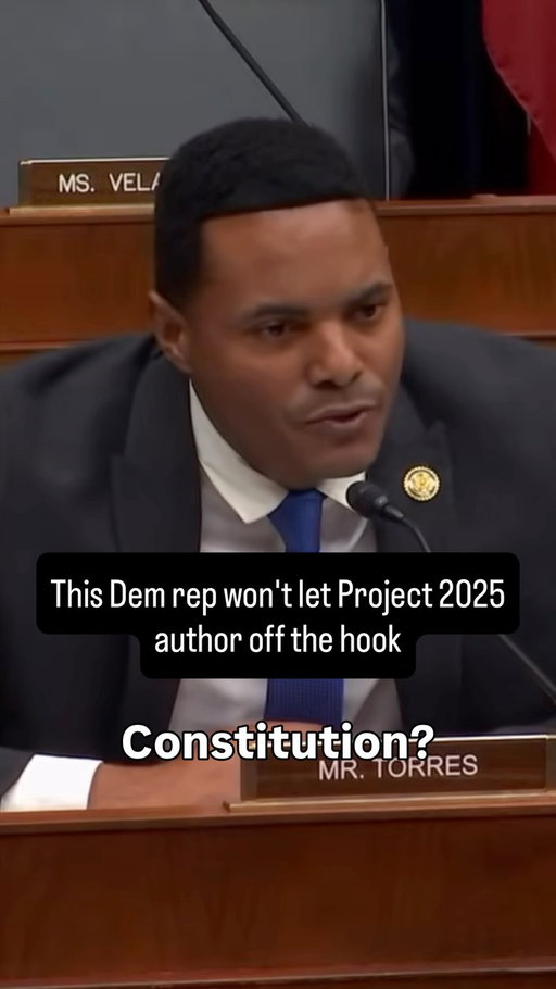 MUST WATCH: Rep. Ritchie Torres grills the man behind Project 2025 (and behind the worst abuses of the Trump administration) on his ridiculous theory of impoundment, which would give Trump more power than the king the Founding Fathers rose up against.
