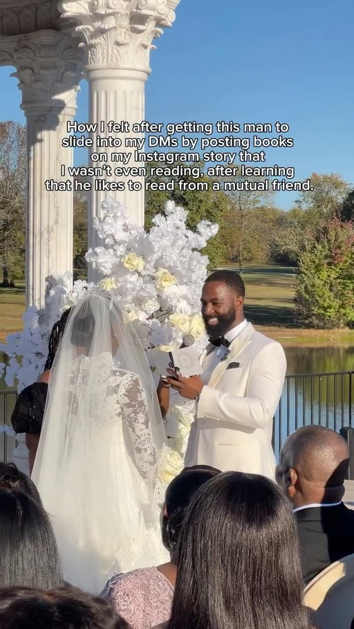 Listen. I’m from around the way, I’m leaving here with SOMETHING !!!!! #marriage #wedding