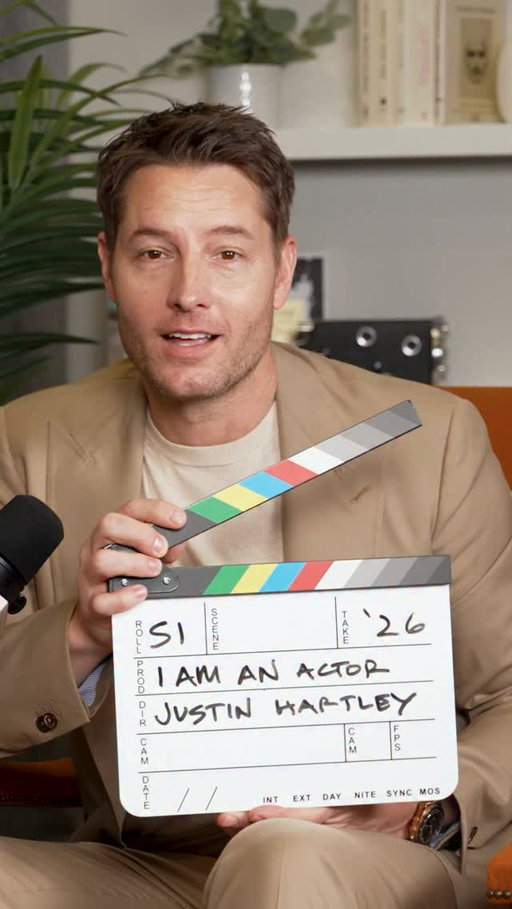 He is Justin Hartley and he is an actor 🎬

Tune in tomorrow for another episode of I AM AN ACTOR.