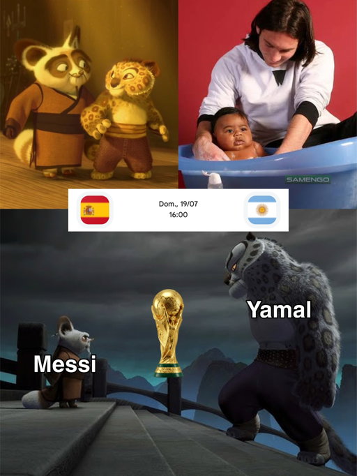 O maior reencontro da história, Messi x Yamal em uma final de COPA DO MUNDO!!!

Argentina x Espanha, Argentina versus Espanha, Final da Copa do Mundo, Copa do Mundo 2026, Final Mundial, Seleção Argentina, Seleção Espanhola, Messi, Lamine Yamal

#copadomundo