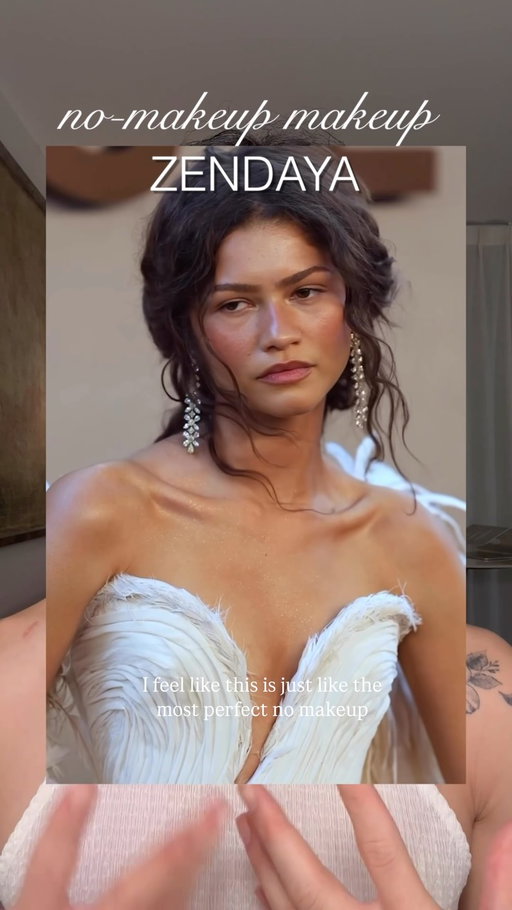No makeup makeup tutorial inspired by Zendaya from #TheOdyssey premiere done by @ernestocasillas 🤍 what do we think?

@welovecoco fresh water tint, morning drew baume essentiel
@pradabeauty blushes Dahlia and Peach
@lauramercier undereye pink powder
@anua_global PDRN mist and @lorealparis Infallible setting mist
@taniellejai brontour
@elfcosmetics rose macaron lip liner stain
@maccosmetics edgy teddy
@makeupbymario liquid eyeshadow chestnut
@armanibeauty eye tint eyeshadow 12S
@romand_us brown mascara

Lenses by @dimple.color 

#zendaya #makeup #ernestocasillas #theodyssey