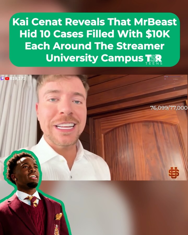 The students at Streamer University got spoiled on their first day ✨ 👏🏾 From #MrBeast blessing the campus with random $10K briefcases to #Drake surprising students with gifts (SWIPE) ✍🏾: #TSRStaffTC