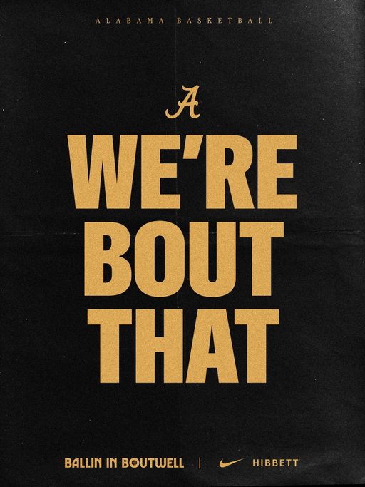 Tide Hoops is officially in the mix. 🌊 Don’t miss the @alabamambb and @alabamawbb matchup reveal on @nextroundlive TOMORROW at 10:00 am CST.

Secure your tickets as soon as they go live at 11:00 am CST.

Ballin in Boutwell | @nike | @hibbettofficial