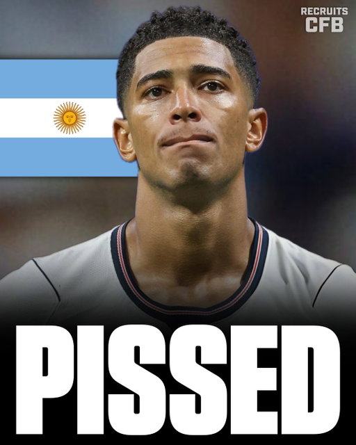 England star midfielder Jude Bellingham confronted multiple Argentina players after the game, slapping one of them in the back of the head (swipe) 😳

Bellingham had a fairly quiet game after scoring two goals in England’s controversial win over Norway and Haaland. 

Wow…

Thoughts?