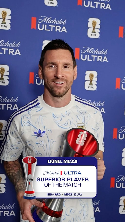 The moment asks. He always answers. @leomessi leads Argentina to another FIFA World Cup 2026™ Final. #SuperiorPOTM