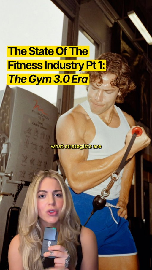 A new era has officially dawned for the fitness industry: namely, gyms.

Welcome to part ONE of a series where I’m covering what’s shifted in the fitness industry and - buckle up - because we’re looking at a different world than that of just two years ago.

The entire fitness landscape is shifting wildly both in culture and commerce - and the two are interconnected more than you may think.

What you need to know is that CEOs and leaders of these “high value, low price” gym concepts (your classic globogym) are actively building toward the goal of “an accessible wellness ecosystem.” 

And THAT is re-educating the fitness consumer on what $25 can buy. 

Said differently: Our expectation of what “value” means has permanently shifted.

“Value” doesn’t mean cheap anymore.
“Value” means walking in somewhere and feeling like you got way more than you paid for.

This same pattern has already played out in grocery. In airlines. In hotels. 

People want quality at a fair price.

When they stop feeling that? They leave. Doesn’t matter what they’re paying.

In this new era, the $25/month gym now has and is EXPECTED to have a cold plunge. Infrared sauna. Compression boots. Reformer Pilates. Programmed group classes with actual names and formats.

Recovery amenities that two years ago lived exclusively inside boutique studios or $200/month clubs.

If you’re a mid-market gym in this landscape, your positioning needs to get surgically specific.

You need a reason to exist that $25/month can’t touch. Coaching depth. Programming sophistication. 
Aka: an experience that feels categorically different, not slightly nicer.

What you need to know, is that CEOs and leaders of these HVLP concepts are actively building toward the goal of “an accessible wellness ecosystem.” and are thereby re-educating the fitness consumer on what $25 can buy.

Follow along for part 2

CREDITS:
goldsgym
athletechnews
nicoleahl_
ashtonvonkessler
janaefit_
itzythebodyarchitect
_mattyeats
priscilaapizano
_miamercedes
chuzefitness
sveltestudiomb
sunsportfit
onlyintheie
its.smallzzz
planetfitness
lifetime.nyc
kristaelisabettttth
eosfitness
