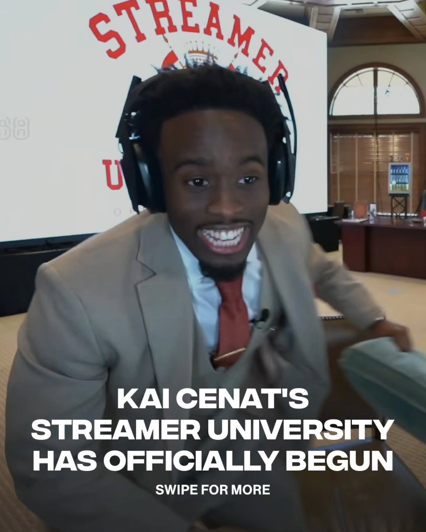 Class is officially in session 📚🎓

Kai Cenat's Streamer University 2026 has officially begun, bring a new roster of students and professors live on stream.

📷 Kai Cenat