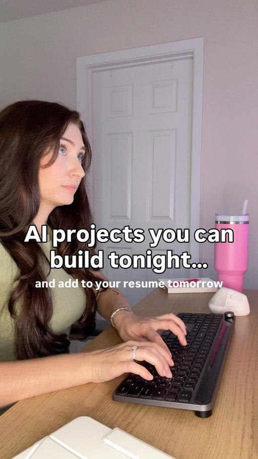 Comment ‘AI’ & I’ll send you the links to all of these AI projects that you can build tonight and add to your resume tomorrow📝😎

#aitools #aiprojects #aitutorial #aiprompts #techreels