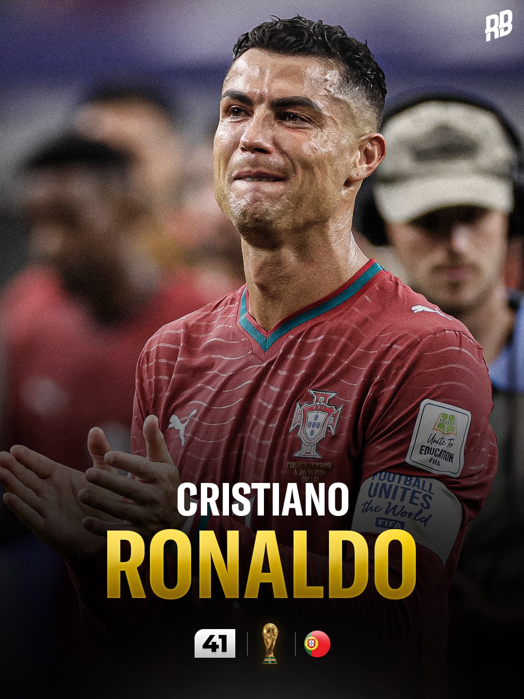 Each team at the World Cup’s oldest vs youngest players as of the Quarter Finals (Must have stepped foot on the pitch)

🇵🇹 Cristiano Ronaldo (41) and Joao Neves (21)
🇦🇷 Lionel Messi (39) and Nico Paz (21)
🇨🇻 Vozinha (40) and Sidny Lopes Cabral (23)
🇪🇸 Borja Iglesias (33) and Lamine Yamal (18)
🇧🇷 Alex Sandro (35) and Rayan Vitor Rocha (19)
🇫🇷 Lucas Digne (32) and Desire Doue (21)
🏴󠁧󠁢󠁥󠁮󠁧󠁿 Jordan Henderson (36) and Nico O’Reilly (21)