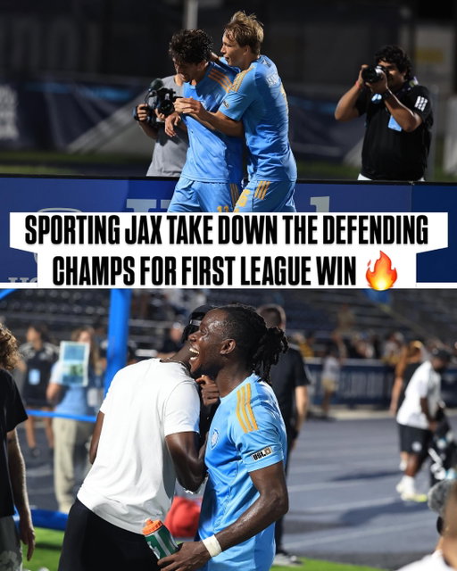 Taking home ALL three points tonight 😎🔥@sportingjaxmens
