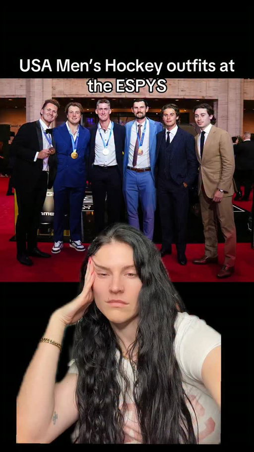 These men will never let me know peace, even in the off-season 🙄 do I have to clock back in for my watch already??? #NHL #hockey #usahockey #espys #fashion