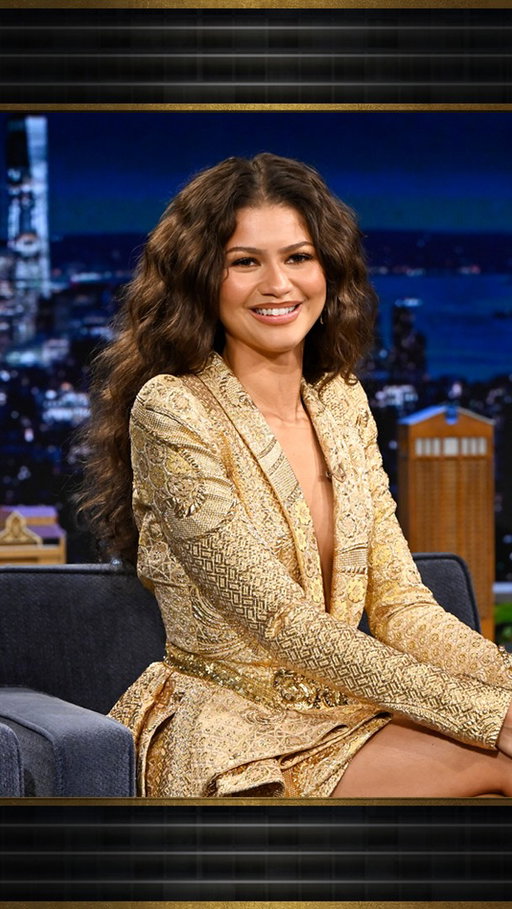 @tomholland2013 was the one who got to tell @zendaya she would be cast as Athena in @theodysseymovie 🥹 #FallonTonight #TheOdyssey