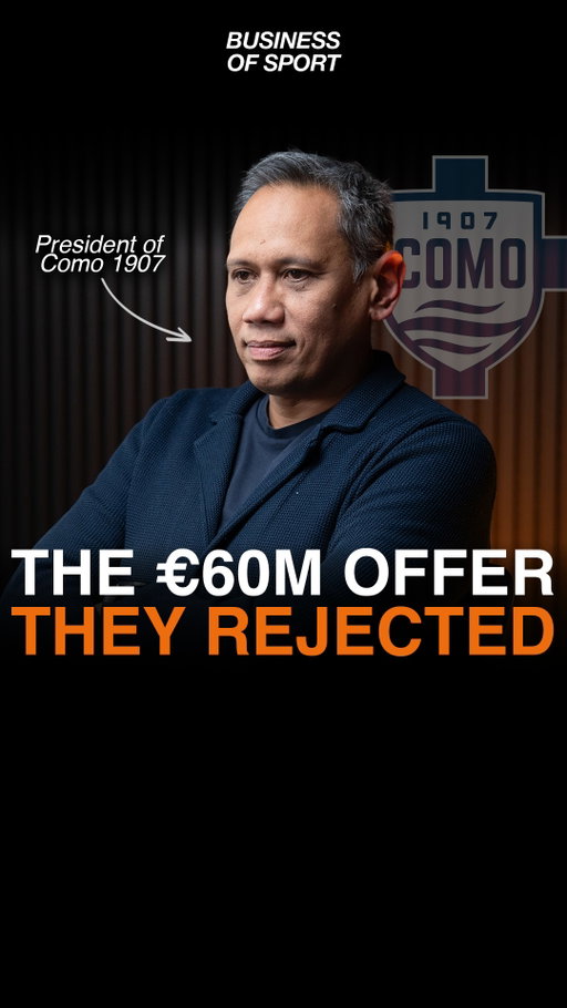 Comment "Watch" for the full episode 👇️⁠
⁠
When @comofootball received a €60m offer for Assane Diao, a player they had bought for €12m, the obvious decision seemed to be taking the €48m profit.⁠
⁠
They said no.⁠
⁠
Martin Baturina cost €18m plus bonuses. Como have already received a €55m offer, but believe his value is closer to €75m.⁠
⁠
They are holding again.⁠
⁠
Iván Azón was bought for €2m, has already generated €2.6m in loan fees and bonuses, and now has a €10m offer on the table.⁠
⁠
President Mirwan Suwarso explains how Como decide when to sell, when to wait and why player trading has become a major part of the club’s business model.⁠
⁠
#como1907 #football #transfers #bizofsport