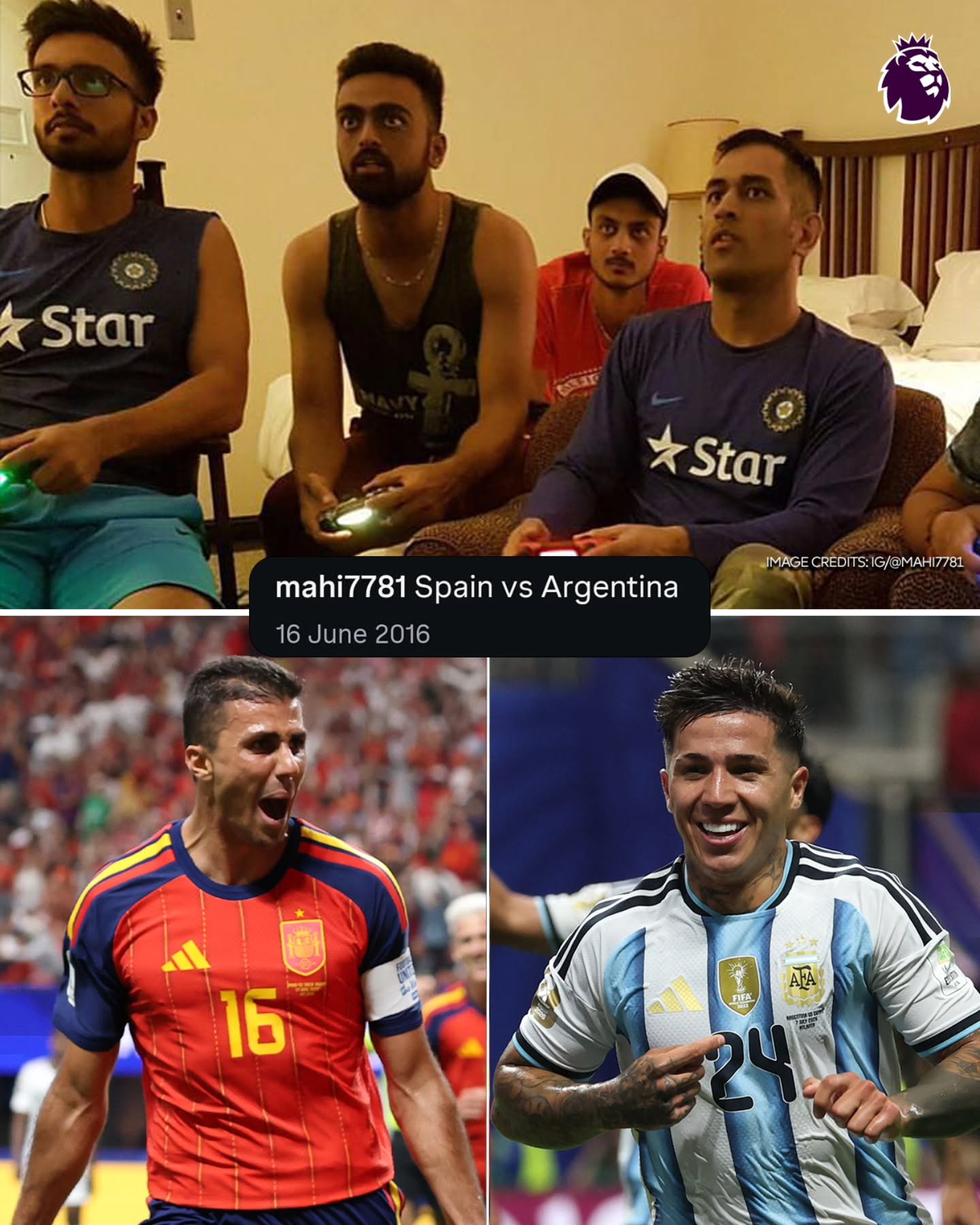 Thala knew it all along 👀🇪🇸🇦🇷

[Premier League, PL, Trending, Football, India, MS Dhoni, Spain, Argentina, World Cup]

#PremierLeague #PL #Explore #WorldCup