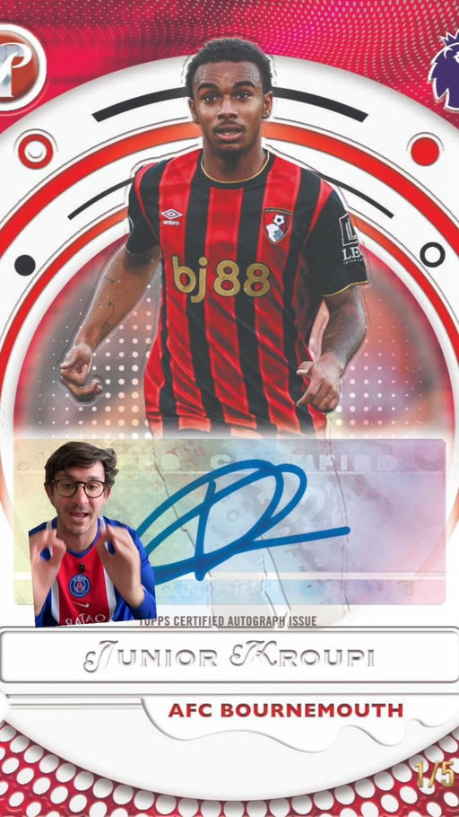 Release day is here ! #topps Pristine #premier league is here! Here are my three biggest chases in this set! It’s a high end set and there’s just a lot to like honestly. 

#footballcards #soccercards #collector 

This is a paid post in collaboration with @collect