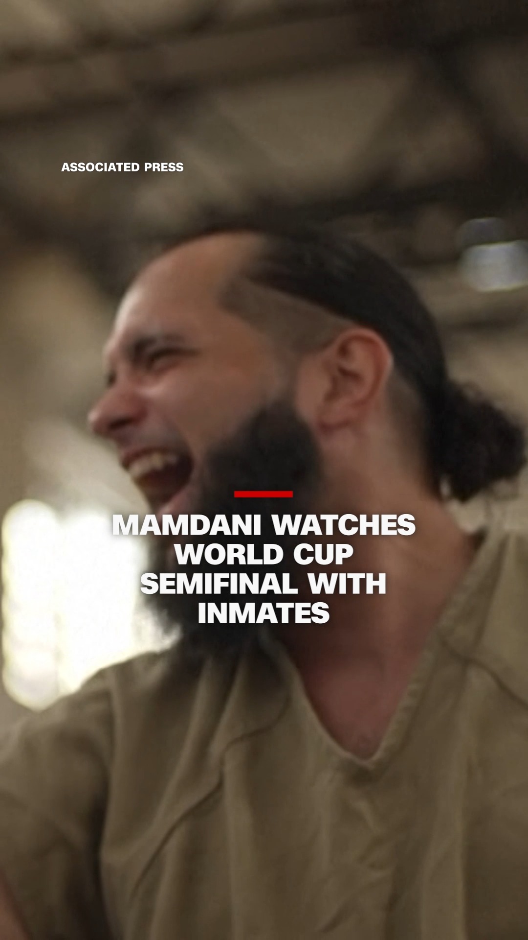 New York Mayor Zohran Mamdani visited Rikers Island jail where inmates watched England face Argentina in the FIFA World Cup semifinal.