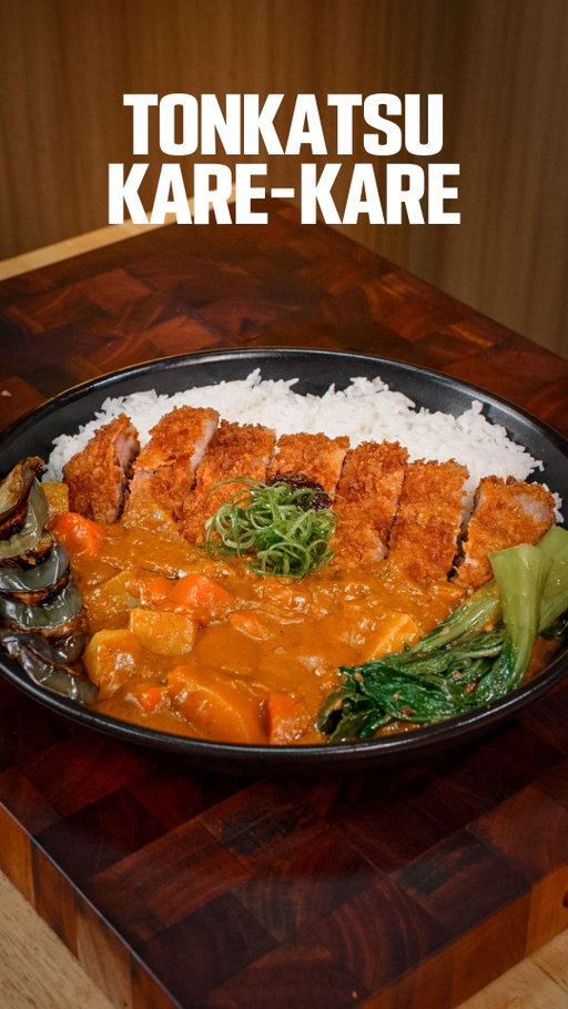 Tonkatsu Kare-Kare 🍛🐷

What happens when Japanese curry meets Filipino kare-kare?

A rich, nutty curry sauce, crispy tonkatsu, fresh vegetables, and bagoong to bring everything together.

Definitely one of those dishes that tastes even better than it sounds.