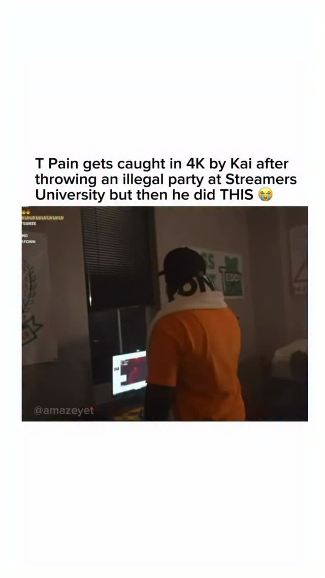 Already going crazy 😭
-
T-Pain is part of Kai Cenat’s Streamer University 2026. He serves as the Club Director of Musical Arts, where he mentors creators interested in music, streaming, and content creation. 
￼
TWITCH: TPAIN #tpain 

T-Pain has been active on Twitch for years through Nappy Boy Gaming, so his role at Streamer University fits his experience as both a Grammy-winning musician and a longtime streamer. ￼