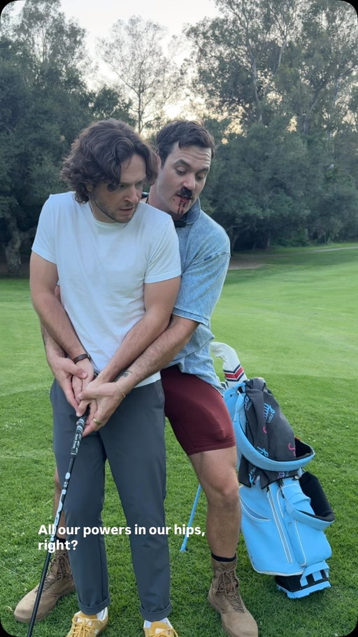 Let god do the stroking always #golf #tip #hello