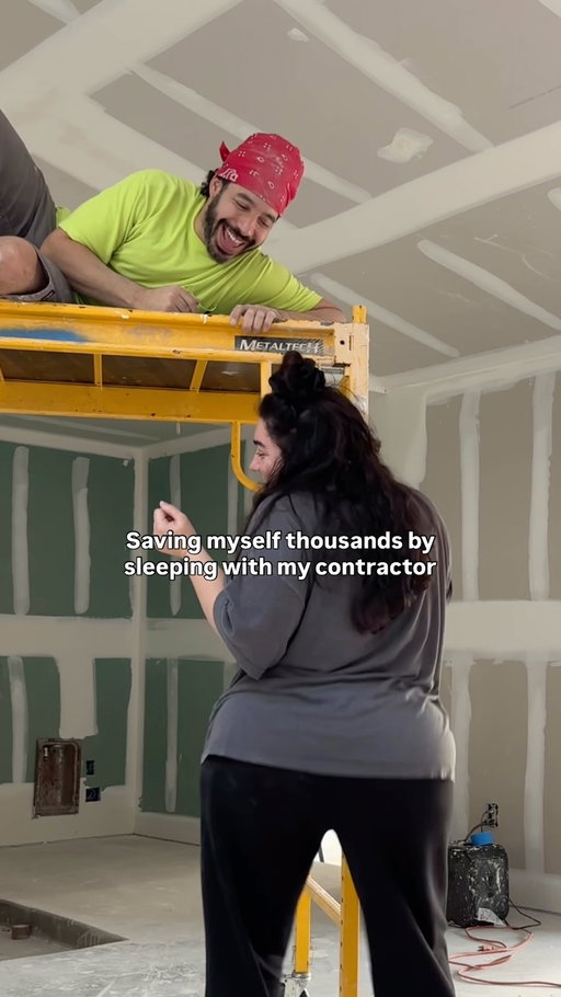 Girl math & DIY 💃 😂🛠️ #homereno #construction #couples