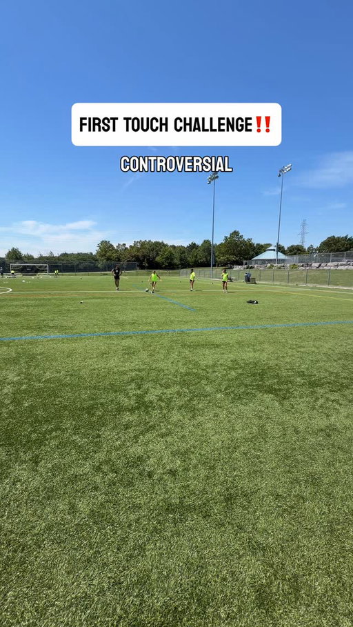 FIRST TOUCH CHALLENGE.. with a little bit of controversy 🤣

Is trapping it allowed?

Final3rdsoccer.com 
416-700-4189 
Info@final3rdsoccer.com

#soccer #soccertraining #football 
#viral #reels