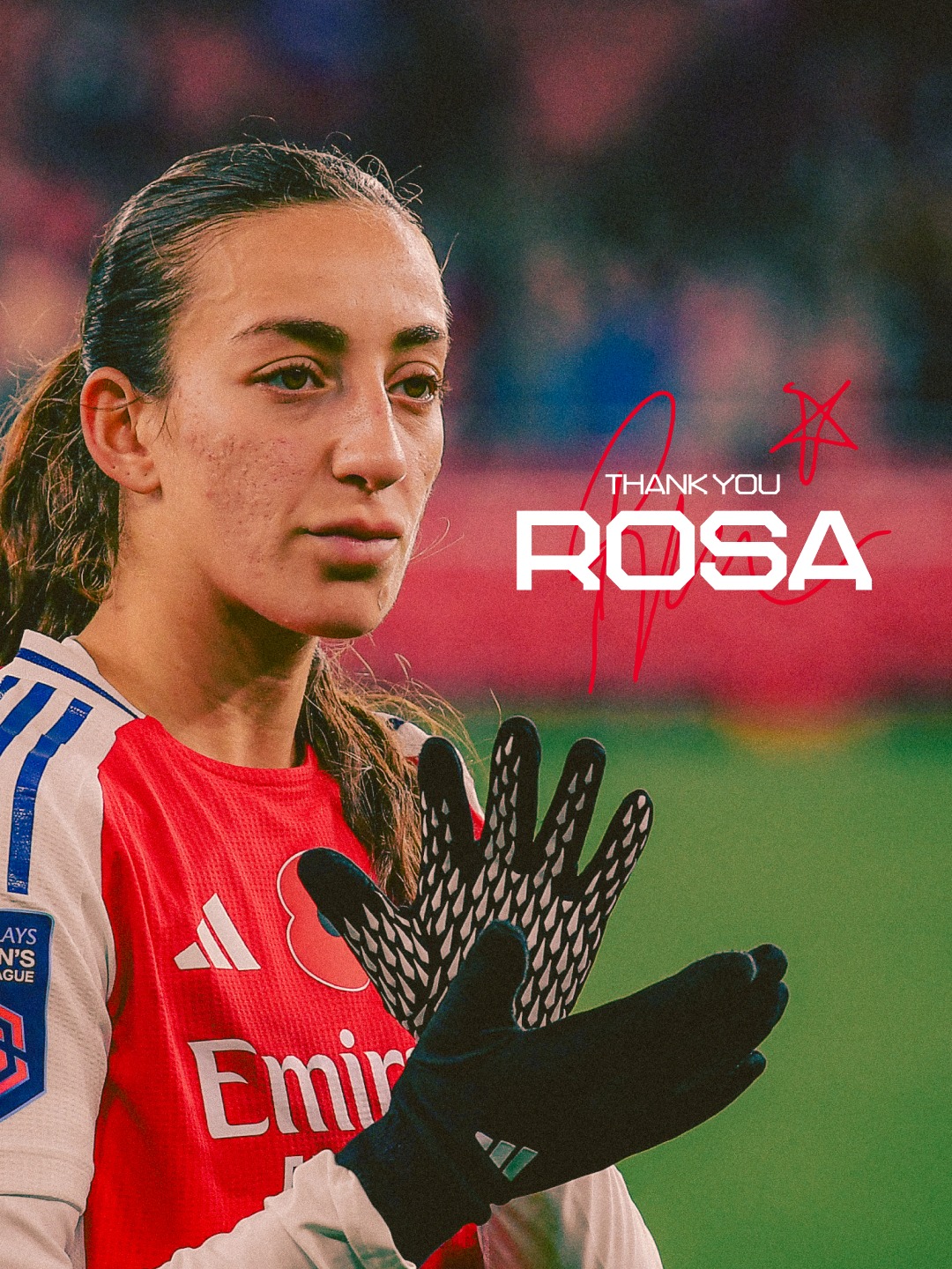Thank you for everything, Rosa ❤️⁣
⁣
Rosa Kafaji has completed a permanent transfer to London City Lionesses.⁣
⁣
The 22-year-old Swedish forward departs Arsenal having made 19 appearances for us, scoring one goal.⁣
⁣
Rosa joined us in August 2024 from Swedish side BK Hacken and made her debut in our UEFA Women’s Champions League qualifying win over Rangers at Meadow Park on 4 September 2024.⁣
⁣
The Swede’s Barclays Women’s Super League debut followed on 22 September 2024, as she came off the bench to set up our equaliser in a 2-2 draw with Manchester City at Emirates Stadium.⁣
⁣
Rosa’s sole goal for Arsenal came in our 2-0 league win over West Ham United on 20 October 2024.⁣
⁣
In August 2025, Rosa joined WSL side Brighton & Hove Albion on a season-long loan. She made 24 appearances during her time with the Seagulls, scoring twice.⁣
⁣
Everyone at Arsenal would like to thank Rosa for her contribution and we wish her the best of luck in her next chapter.