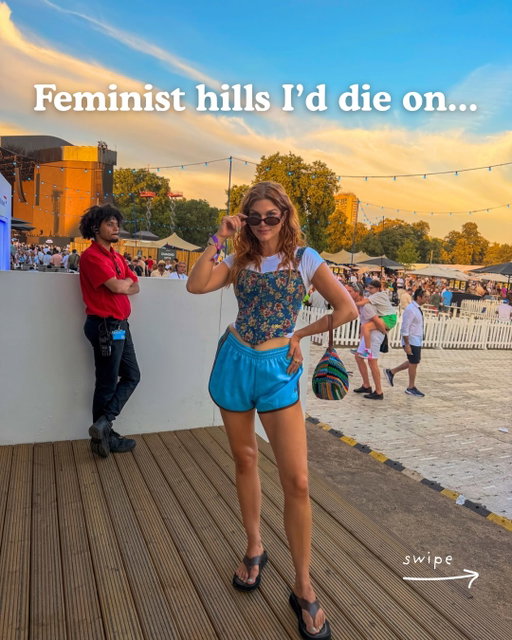 Feminist hills I’d die on… ⛰️

Proceed with caution… you may be personally offended by one or more of my opinions. 😂

Some are backed by research, some come from history, some from becoming a mum, some from conversations I’ve had over the years, and some are just things I’ve found myself thinking, “Surely we can do better than this?”

So much of what we accept as “just the way things are” isn’t inevitable at all. It’s often just the product of the society we’ve inherited.

I think that’s what feminism is for me. It’s asking why things are the way they are, who benefits from them, who doesn’t, and whether we could build something fairer for everyone.

Turns out I have so many feminist hills to die on that it’s less of a hill and more of an entire mountain range. 😂

I should also add one that didn’t make the carousel. After going to watch the football (we don’t talk about the World Cup 🏴󠁧󠁢󠁥󠁮󠁧󠁿💔), I’ve decided public venues need to sort out women’s toilets. I queued for 25 minutes, missed half the second half, and every woman I spoke to was strategically choosing her drinks based on how often she’d need a wee. Meanwhile, I noticed men were kicking off the moment they encountered a queue for the gender-neutral loos, and it struck me that they simply don’t expect to have to wait. And honestly… neither should we. 😂

The reality is women generally take longer because we’re more likely to be managing periods, accompanying children or relatives, pregnancy, disability needs, and yes… because we probably wipe our bums properly. 😉 It’s not “just one of those things”, it’s a design problem, and it’s one we could fix if we actually wanted to.

Anyway… I wanna hear which feminist hills youd die on - and which you disagree with. ❤️

I got this idea from @salmaelwardany ❤️