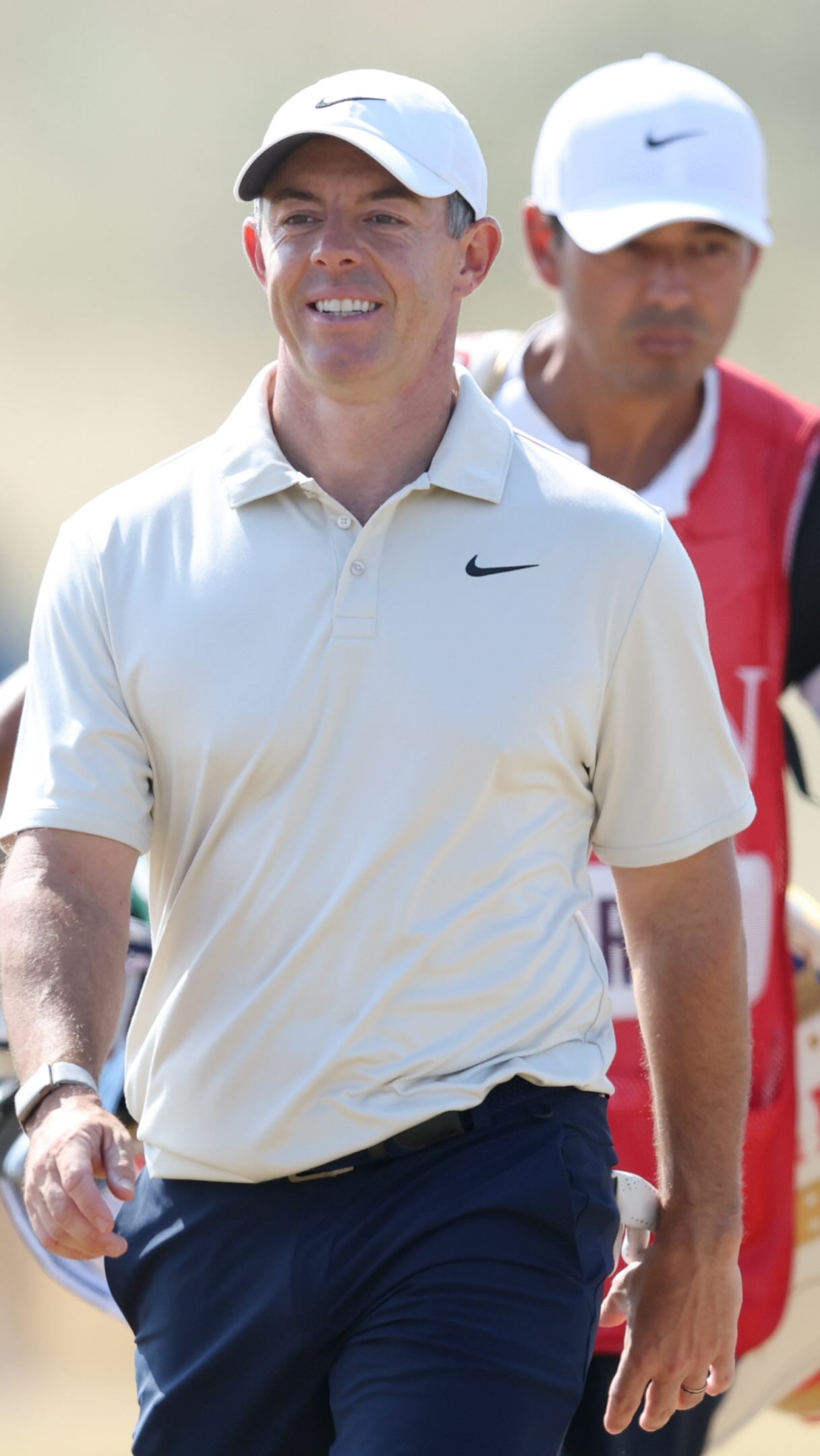 The intention was clear.

Rory McIlroy taking on Royal Birkdale.