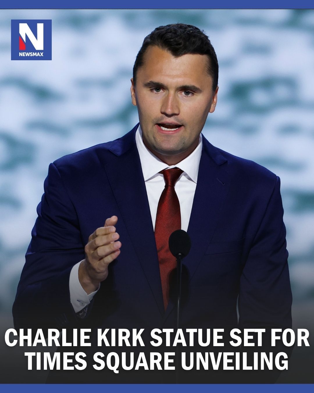 A life-sized statue honoring slain Turning Point USA co-founder Charlie Kirk will be unveiled in New York City's Times Square on Sept. 10, marking one year since his assassination.⁣
⁣
Link in bio.