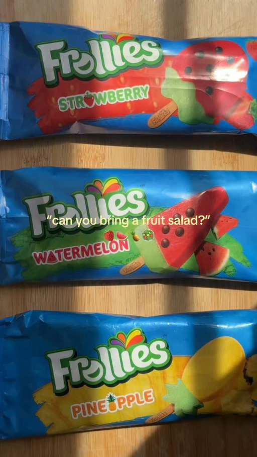 oh you mean THIS fruit salad? 🤭

#fruitsalad #candysalad #frozensweets #dessert #frollies
