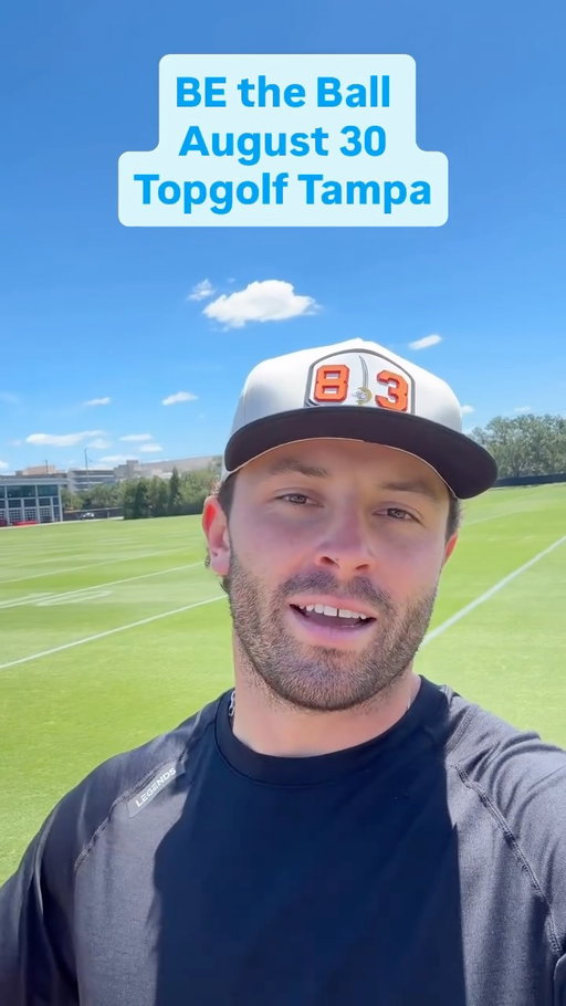 Tickets and bays are selling fast, so listen to @bakermayfield and secure your spot today for our BE the Ball event on August 30! 

Click the link in our bio or head to bemayfield.org/betheball to help us support @elchillsborough and the youth of Tampa Bay!
