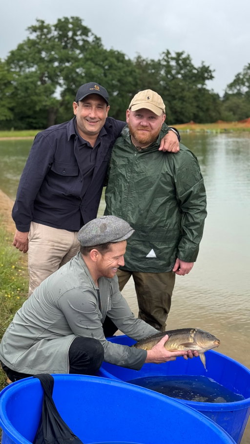 We have fish 🐟 

This has got to be one of the biggest milestones for me and the lake… 
A couple of weeks ago we finally got our fish!

When we were choosing the fish, Andrew @thecarpcompany12 asked if we’d be interested in rehoming a number of common carp that had been attacked by otters and were left with damaged tails. We were delighted to give them a new home. They’ll now spend the summer in the safety of my Bottom Lake giving them the chance to recover, regrow their tails and thrive.

A huge thank you to Andrew and the team. From the very beginning Andrew’s advice, knowledge and expertise were invaluable helping us make the right decisions every step of the way. You can really see the care and passion that goes into this family business. 

The day was made even more special by sharing it with my family. Stacey and the kids helped introduce the fish to their new home making it a memory we’ll all treasure forever🐟