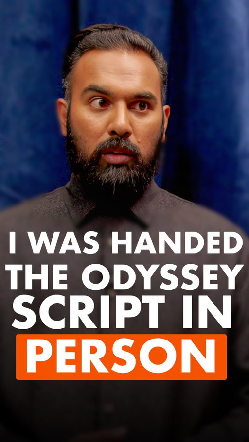 "I was handed The Odyssey script in person" Himesh Patel on the day he received The Odyssey script

Link in bio!

#100questions #tommyinnit #TheOdyssey #HimeshPatel