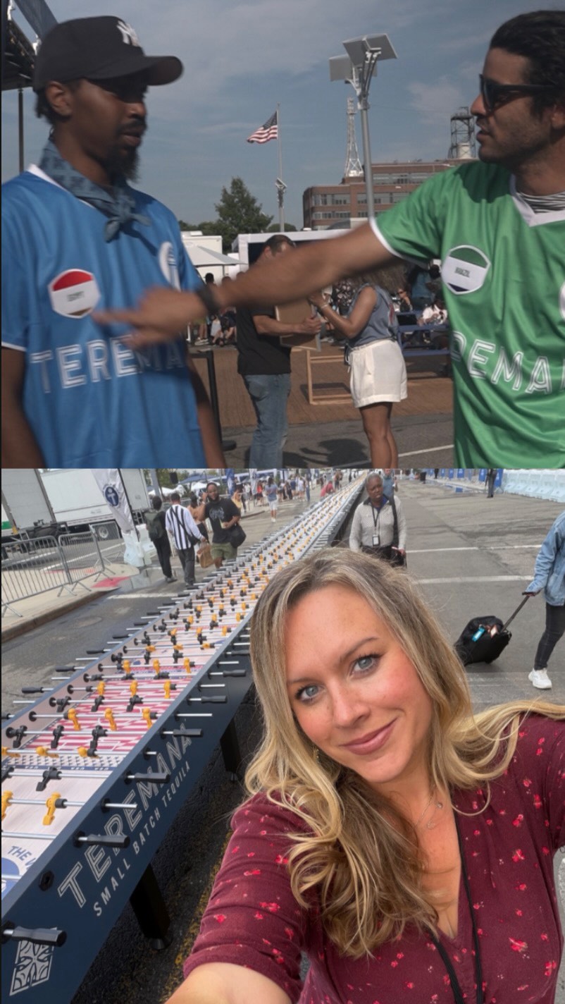 A 528-foot-long foosball table?! 🤯⚽
Yeah... @Teremana Tequila just broke the Guinness World Record at the Brooklyn Navy Yard.

But the craziest part wasn't the record—it was what happened after. Over 500 strangers from 48 nations came together, unforgettable moments were made, and one woman was brought to tears of joy. 🥹❤️ #teremanapartner #guinessworldrecord #ad21+