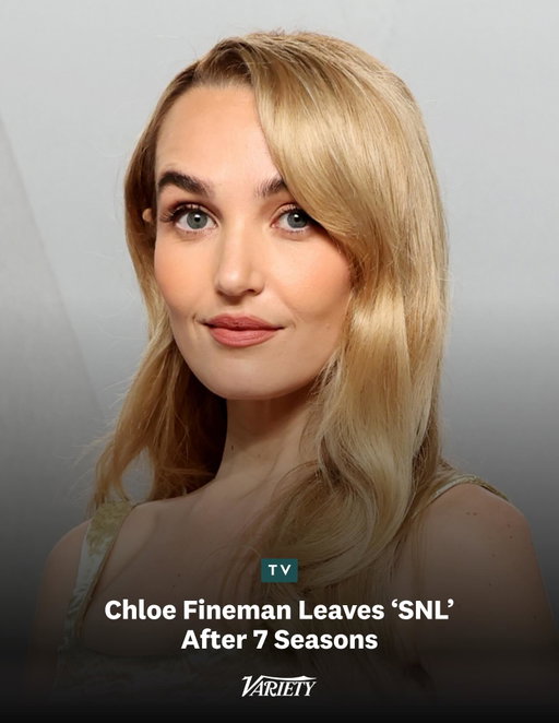 #ChloeFineman is leaving #SaturdayNightLive after 7 seasons.

“It’s really hard to leave #SNL but it does feel like the right time. I’m going to miss it a lot,” she wrote on Instagram. “But the people who work there are my family and that place is my home, and I know I’ll never be too far away.”

Read more at the link in bio.