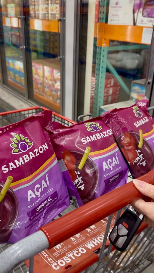 12 smoothies for the price of 1?! 🤯💜
 
Our iconic SAMBAZON Açaí Superfruit Packs are available as an exclusive 12-pack at @Costco in Los Angeles & Orange County at a reduced price! For a limited time! 🛒
 
Stock up for all your smoothie needs... because who doesn’t want to save 💵 when a smoothie craving hits?! 😉
 
#CostcoFinds #SAMBAZON #Costco #Açaí #Smoothie Los Angeles Orange County LA OC