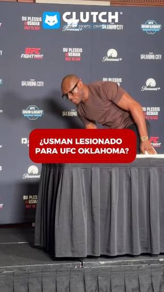 ¿Creen que Kamaru Usman esté al 100% para su pelea este sábado?