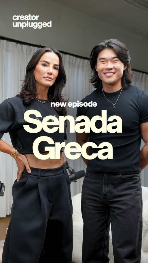 you may know @senada.greca as kim kardashian’s trainer, but you likely don’t know what it took to get there

she came here as an immigrant and built all of it the right way. the degrees, the MBA, the safe career first. then the business and media empire on top, one of the biggest names in fitness and trainer to Hollywood’s biggest stars, all from showing up every single day, especially when she didn’t feel like it

no shortcuts, no handouts. she earned every step, which is exactly why she’s worth learning from

talking to her on @creatorunplugged, i saw my own immigrant family in her story. that quiet, relentless kind of strength that’s impossible not to root for

comment “SENADA” to watch on YouTube or listen on Apple Podcasts or Spotify