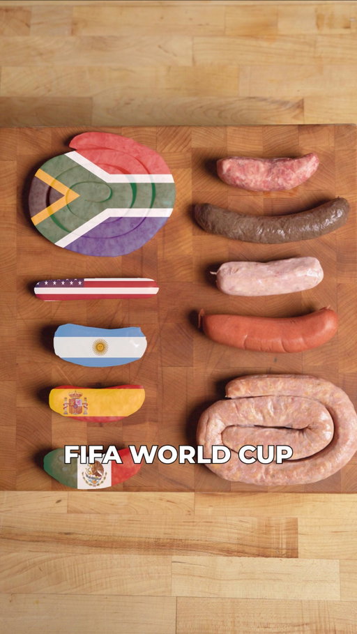 FIFA World Cup Sausage Battle… which country will be crowned the Sausage World Cup champion? #YouTubePartner

Head to @youtube to check out all my #FIFAWorldCup content!
