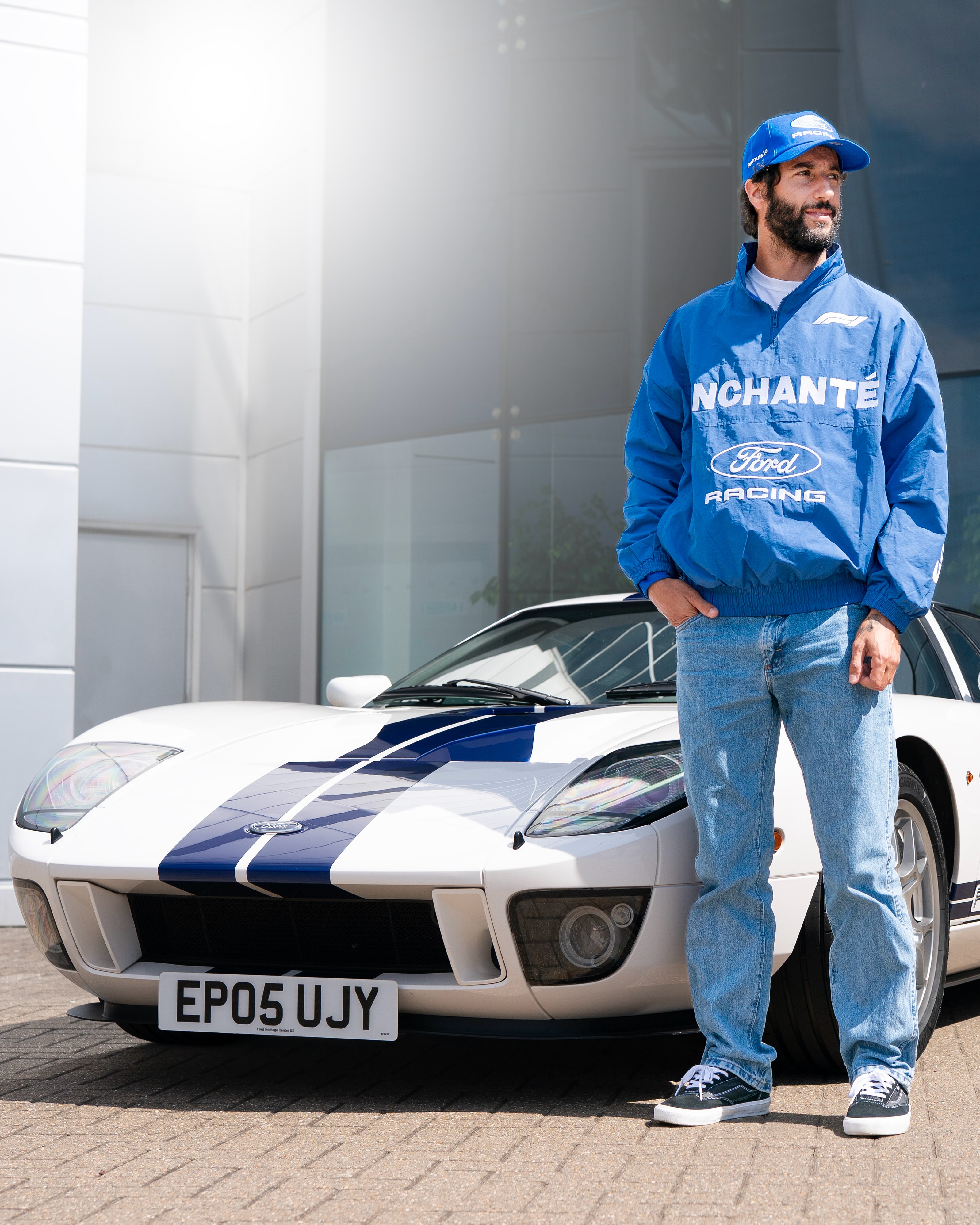 Newest collaboration of the season just dropped 💙

Exclusive Ford Racing x F1 x Enchanté collection only available at Fanatics Fest this weekend in NYC.