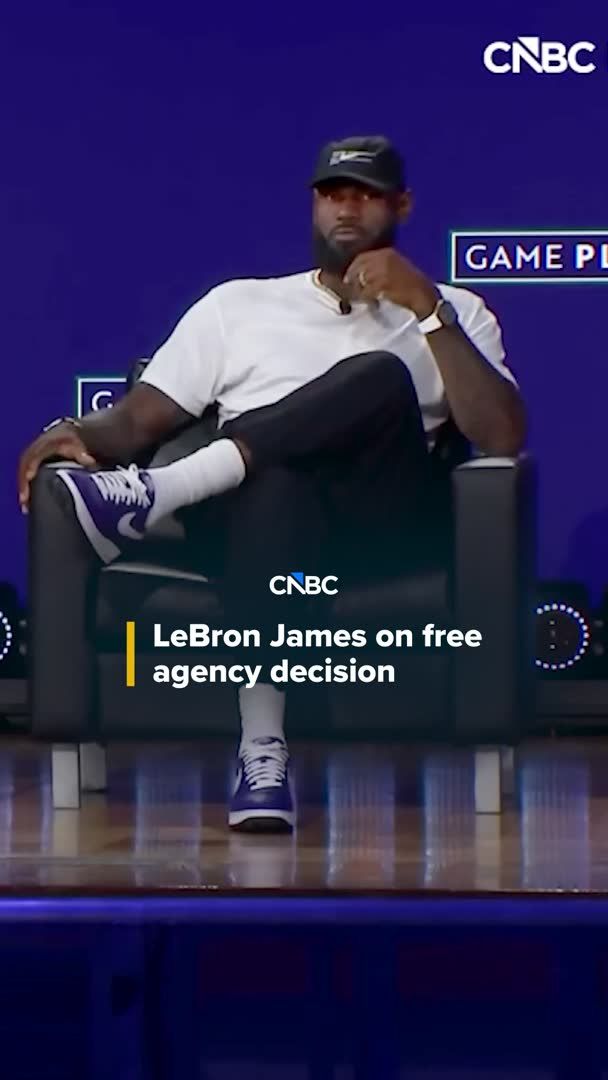 NBA icon LeBron James weighed in on his free agency at #GamePlan26 and said he “won’t hold you guys up too much longer” when it comes to making a decision for next season.