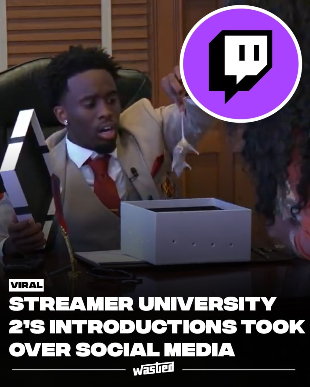 Kai Cenat rented out a whole campus again and the internet has not been the same since 🎓
Streamer University is officially back on @twitch and it's already pure chaos. Fanum's out here as campus police making actual arrests, Lizzo somehow made the faculty list, and Kai's handing out golden tickets like Willy Wonka.

Over a million people applied for 120 spots. This is the internet's Hogwarts and class just started 🪄
Swipe for the clips that already have everyone in a chokehold 👇 Which one sent you? 😭

#StreamerUniversity #KaiCenat #SU2026 #SUPartner