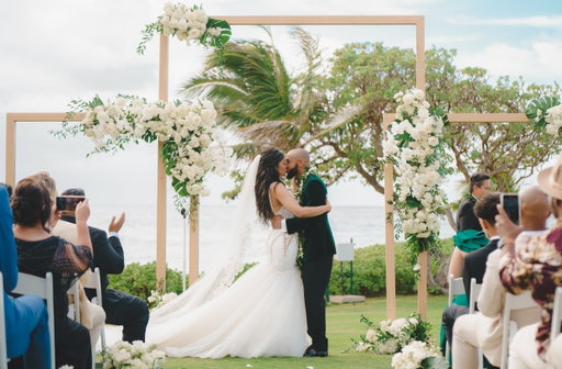 Happy 4 year wedding Anniversary! Best decision of my life making you my wife and mother of our child. We love and appreciate you so much! 🤍 @anissaclaiborne