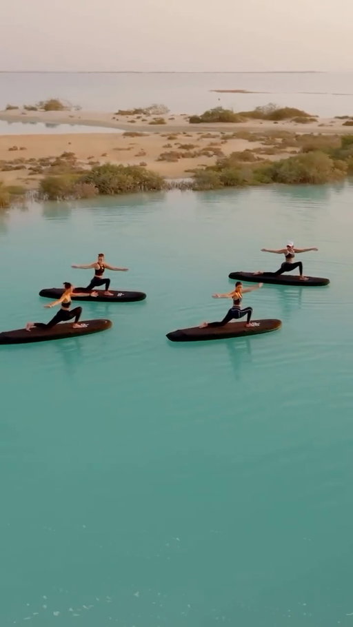 Floating and flowing.
