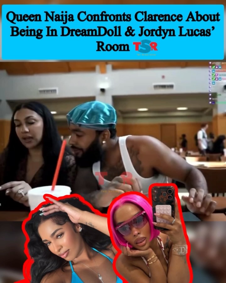 Chile! The chat was trying to get #Clarence in trouble after the viewers told #QueenNaija that he was in #DreamDoll and #JordynLucas’ room during Streamer University. Clarence claimed it was innocent as he was just getting liquor from the ladies. ✍🏾#TSRStaffAS